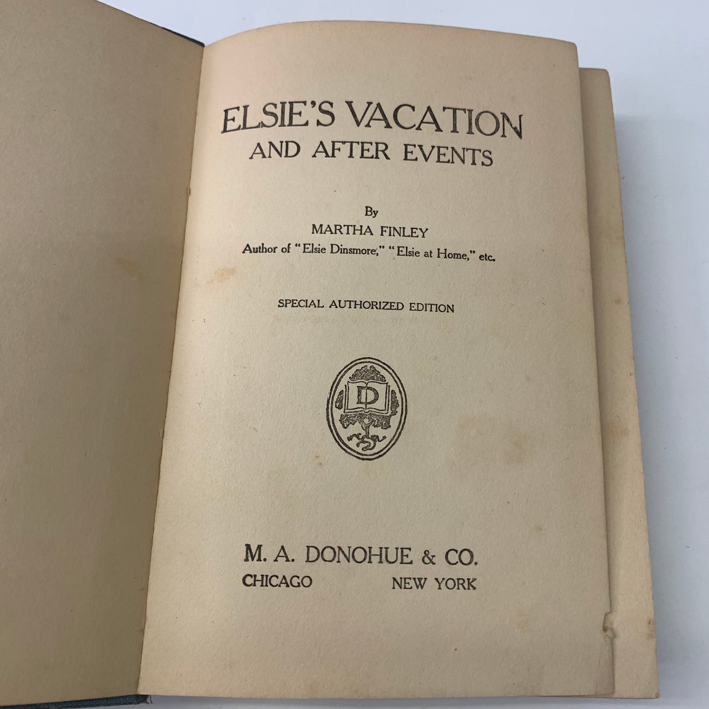 Elsie’s Vacation - Martha Finley - 1891