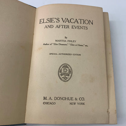 Elsie’s Vacation - Martha Finley - 1891