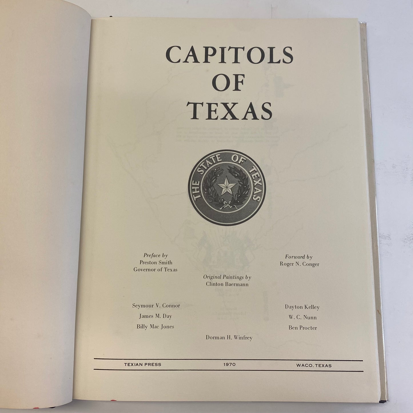 Capitols of Texas - Texian Press - 1970