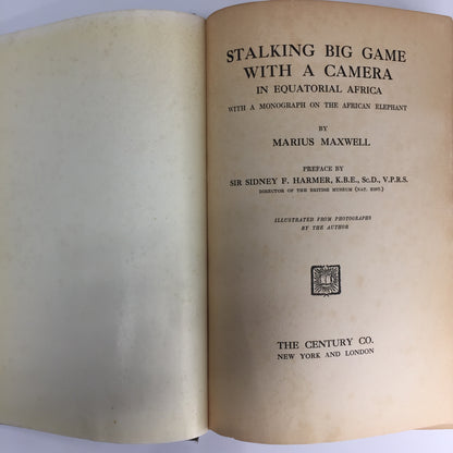 Stalking Big Game With A Camera - Marius Maxwell - 1924