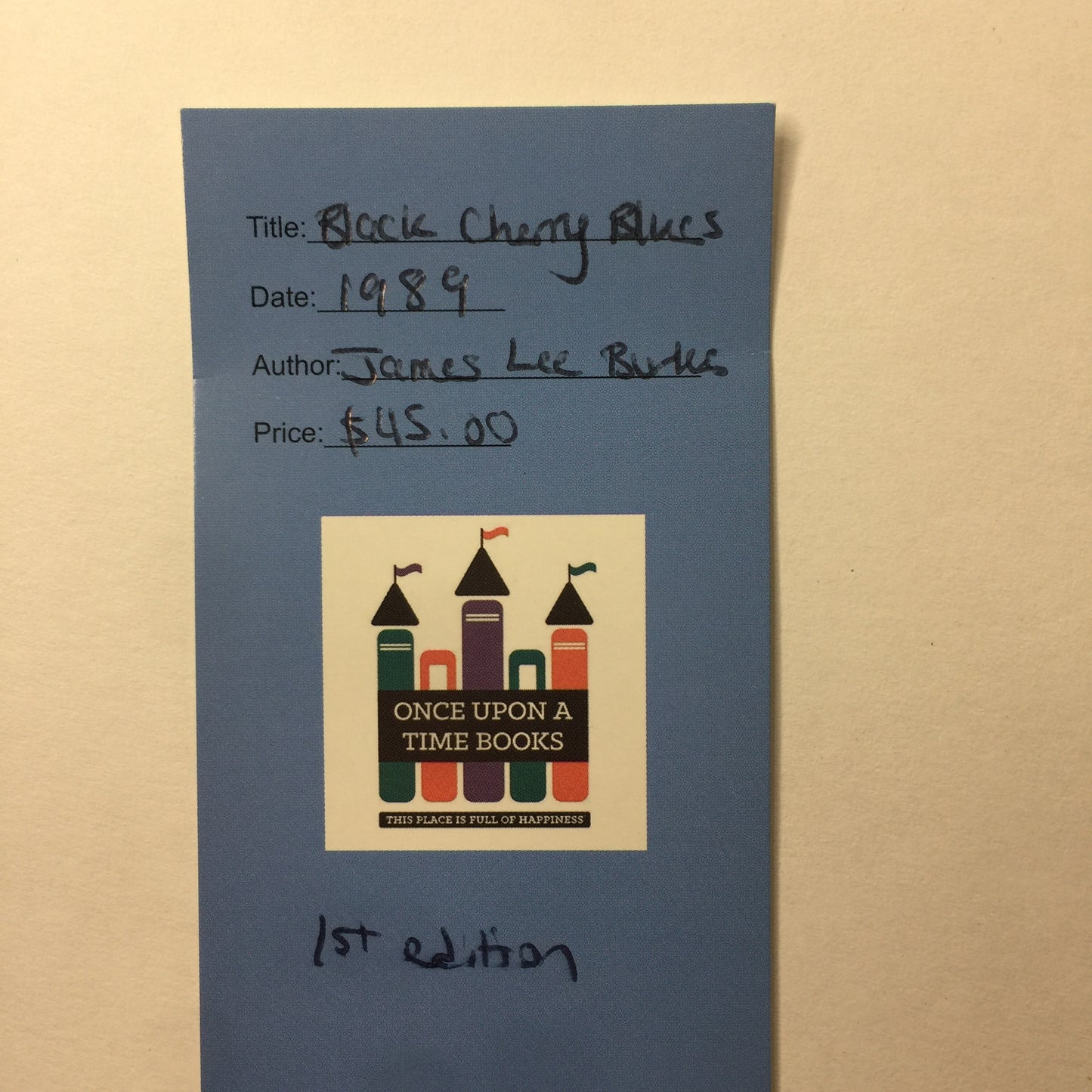 Black Cherry Blues - James Lee Burke - 1st Edition - 1989