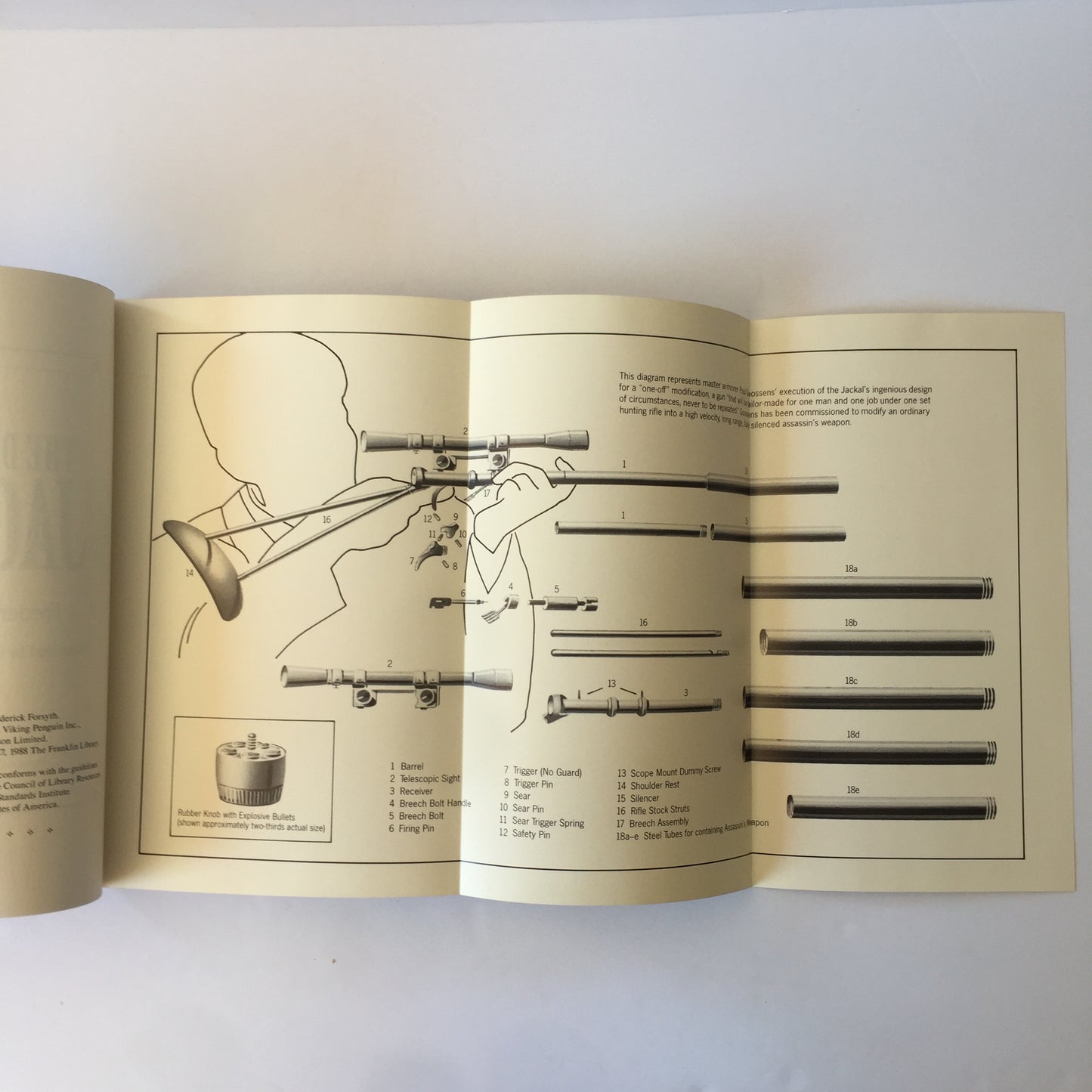 The Day of The Jackal - Frederick Forsyth - Franklin Library - 1988