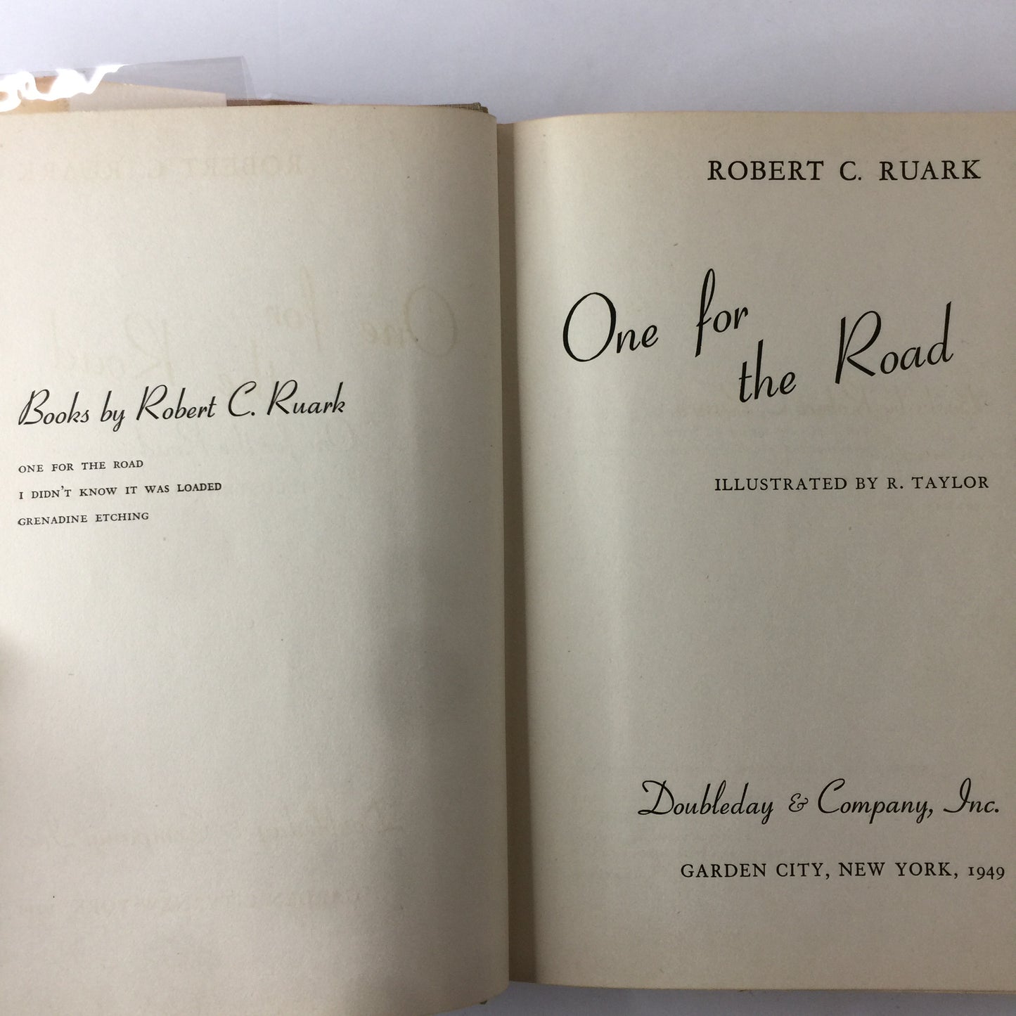 One for the Road - Robert C. Ruark - 1st Edition - 1949