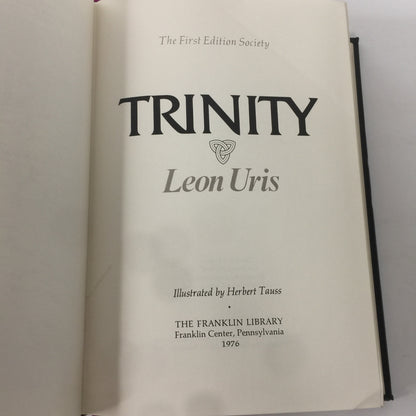 Trinity - Leon Uris - Franklin Library - Limited 1st Edition - 1976