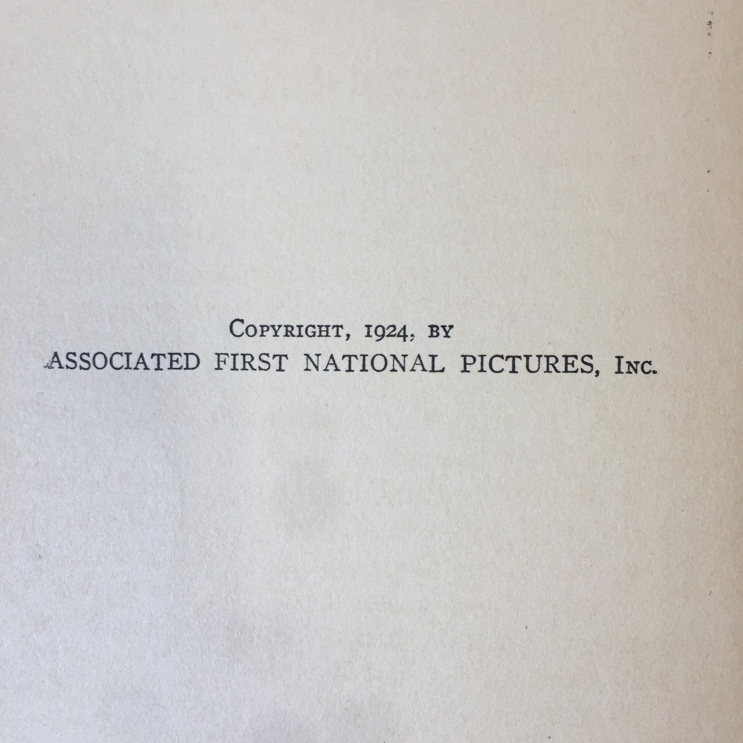 Sundown - Earl Hudson / Walter Eberhardt - Photoplay - 1924