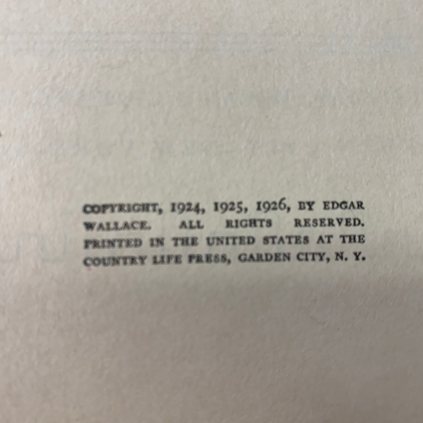 A King by Night - Edgar Wallace - 1928