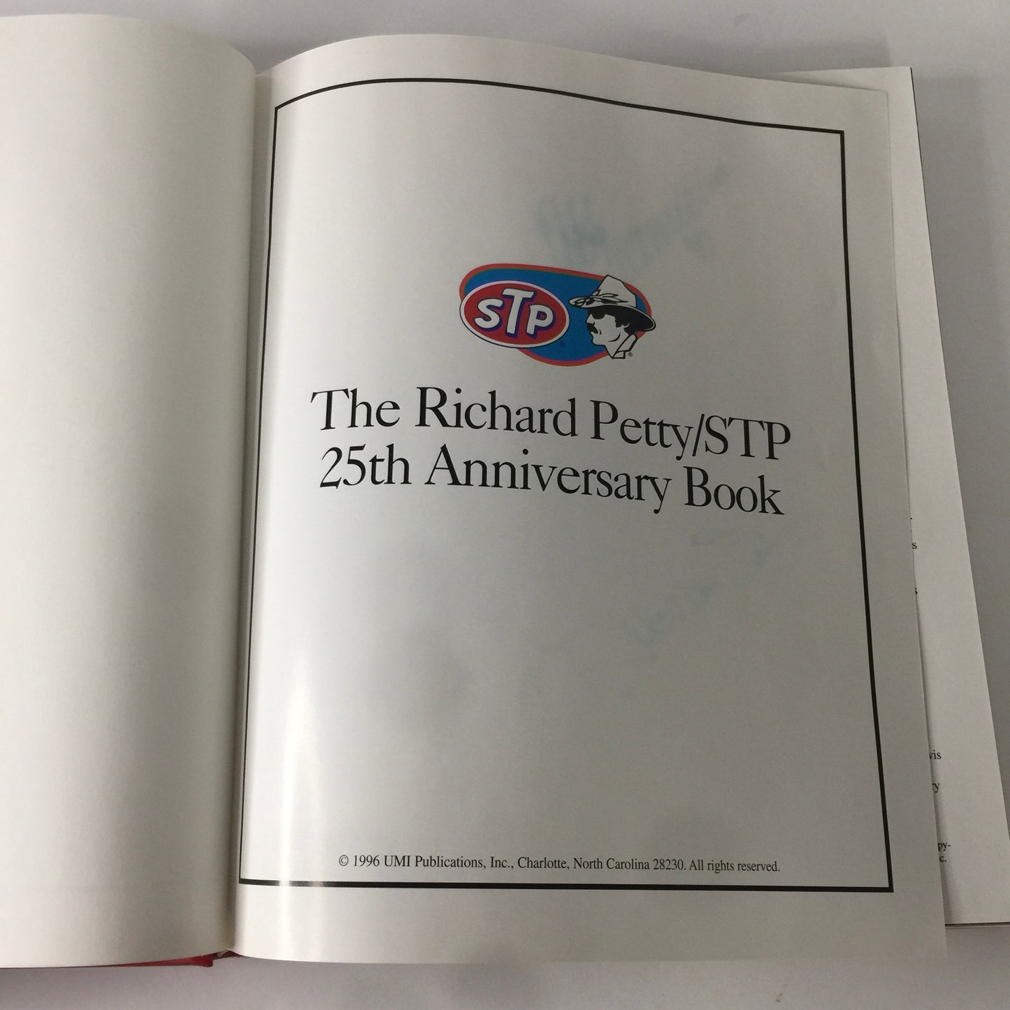 STP 25th Anniversary Book - Various - Signed by Petty and Bobby Hamilton - 1996