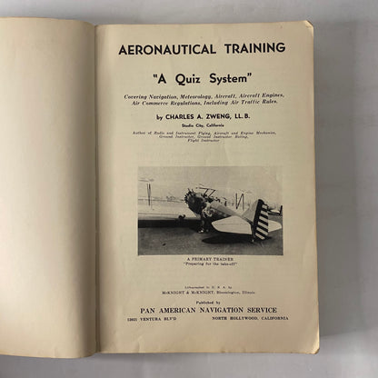 Aeronautical Training - Charles A. Zweng - 1948