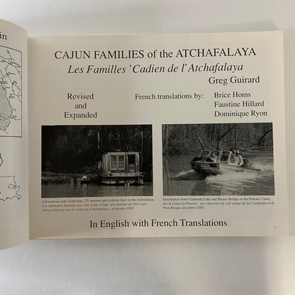 Cajun Families of the Atchafalaya - Greg Guirard - Signed - 1944