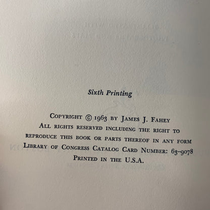 Pacific War Diary 1942-1945 - James J. Fahey - Signed - 1963