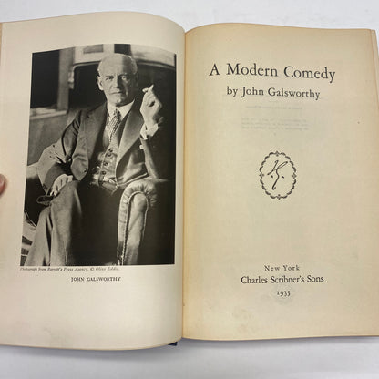 A Modern Comedy - John Galsworthy - 1st Edition - 1935