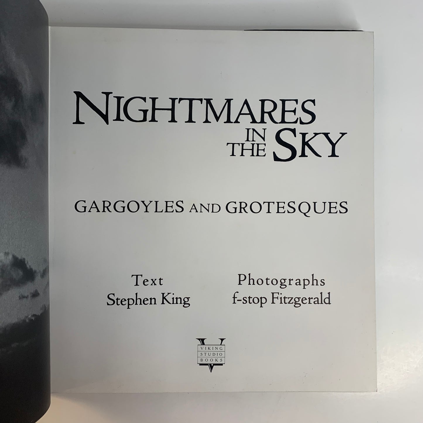 Nightmares in the Sky - Stephen King - 2nd Print - 1988