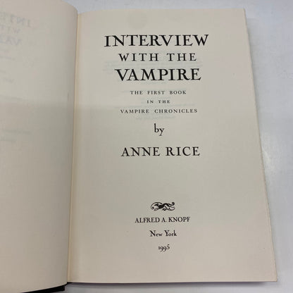 Interview With The Vampire - Anne Rice - 1995