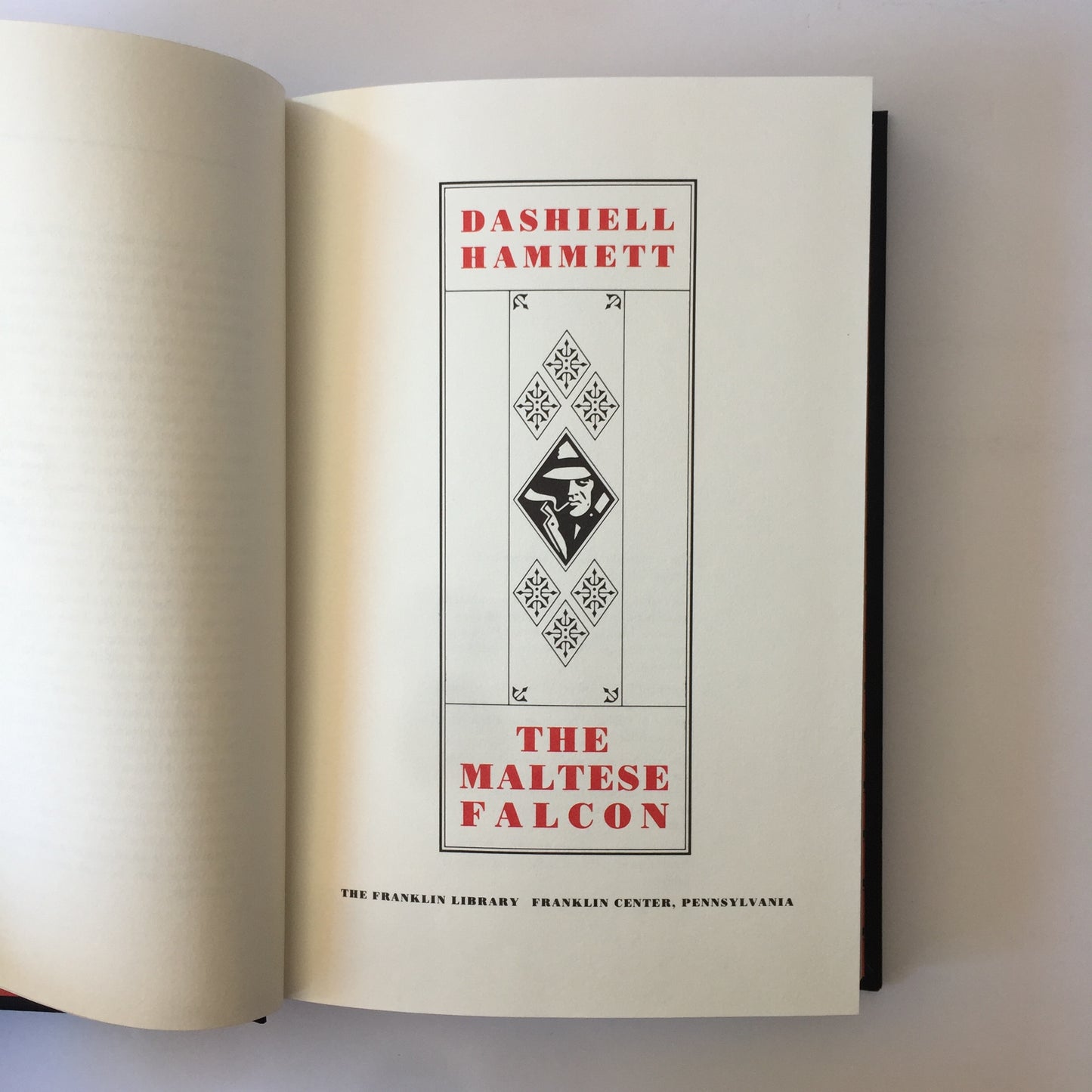 The Maltese Falcon - Dashiell Hammett - Franklin Library