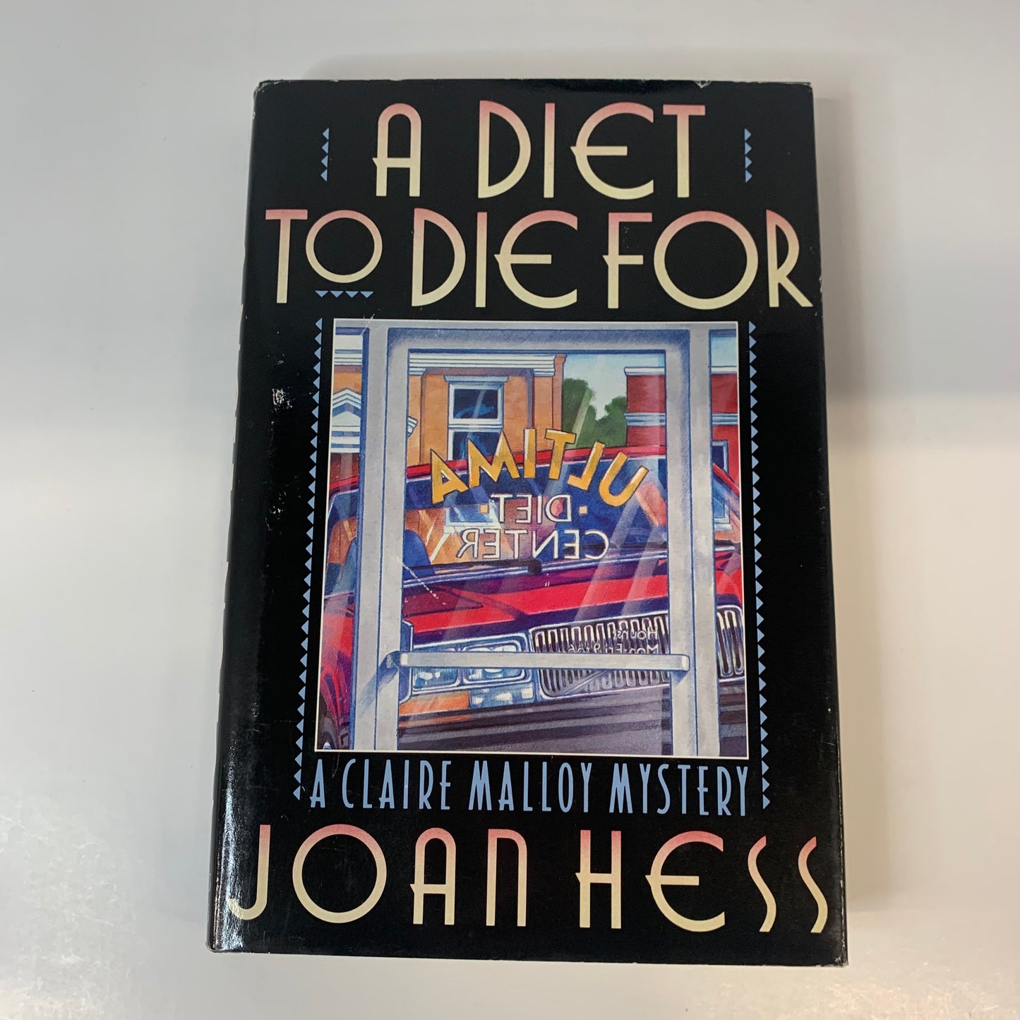 A Diet To Die For - Joan Hess - First Edition - Arkansas Author - 1989