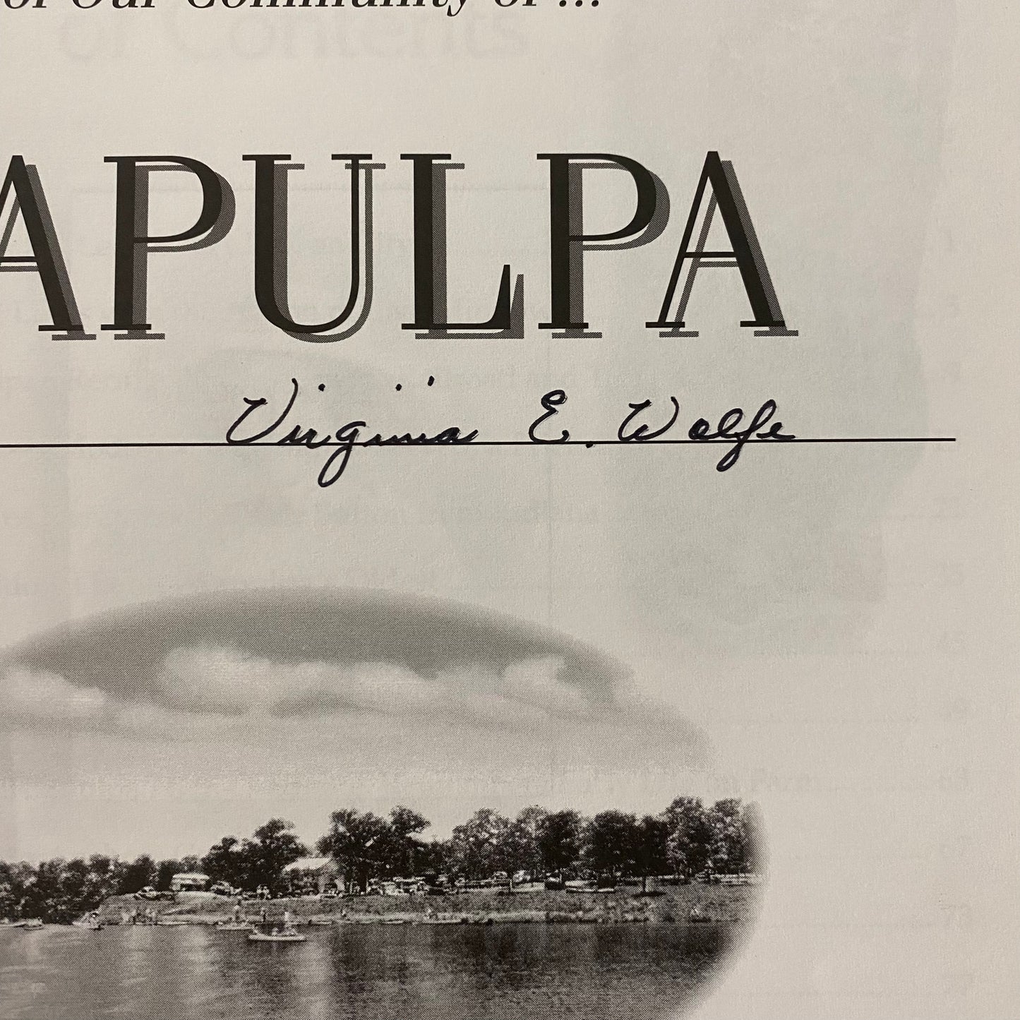 Remembrances and Little Known Facts of Our Community of Sapulpa - Virginia Wolfe - Signed - Volumes 1 and 2 - 1998