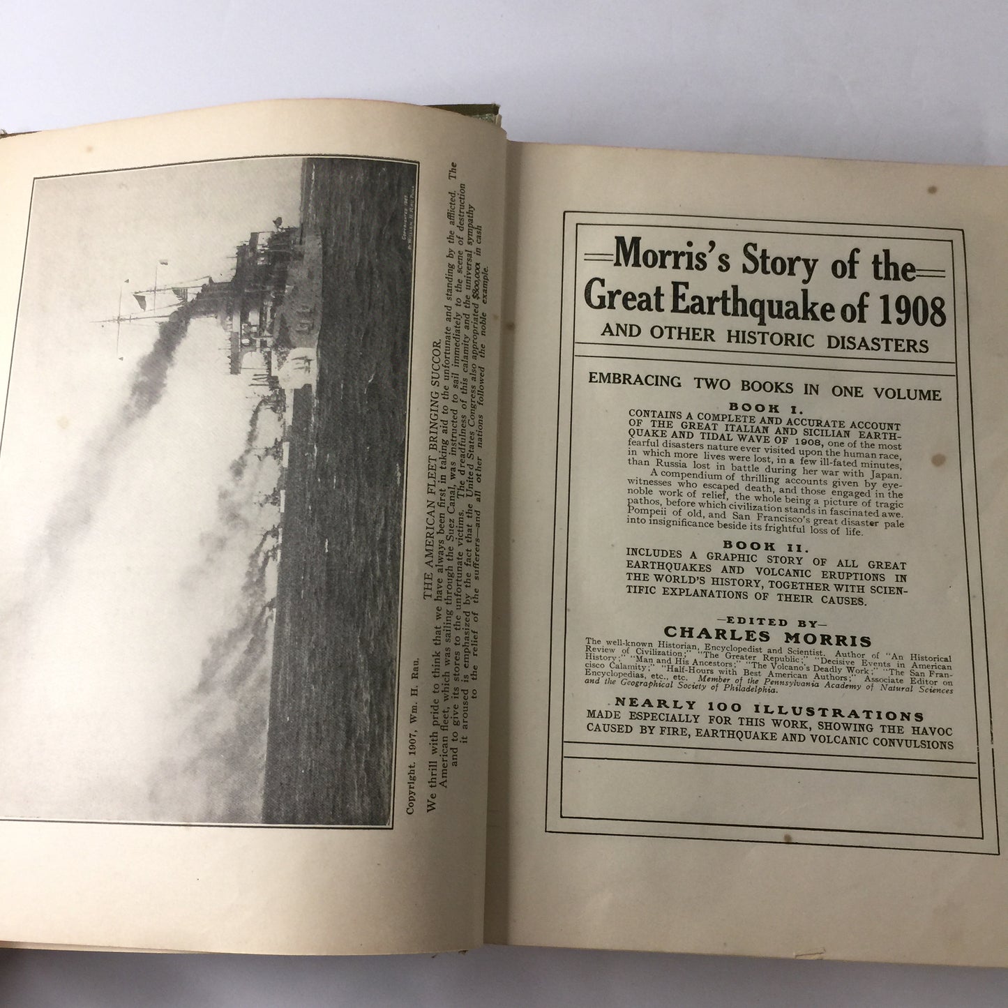 Morris’ Story of the Great Earthquake of 1908 - Charles Morris - 1909