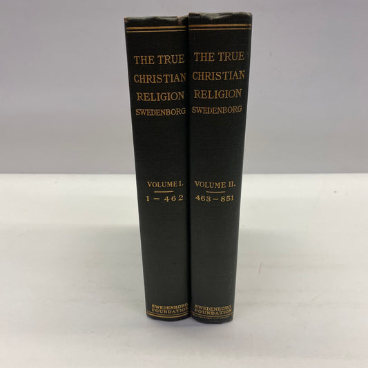 The True Christian Religion - Emanuel Swedenborg - 2 Volumes - 1963