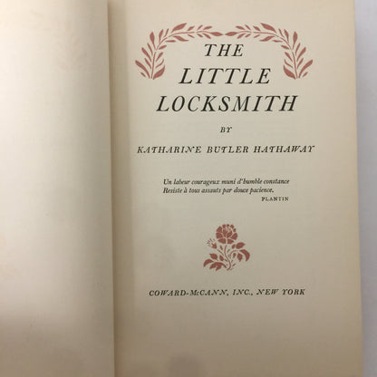 The Little Locksmith - Katharine Butler Hathaway - 1943