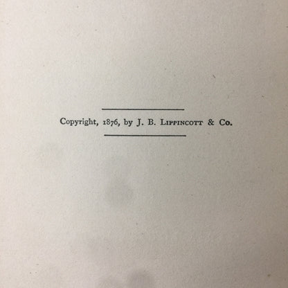 My Mother’s Manuscript - Alphonse Lamartine - 1877