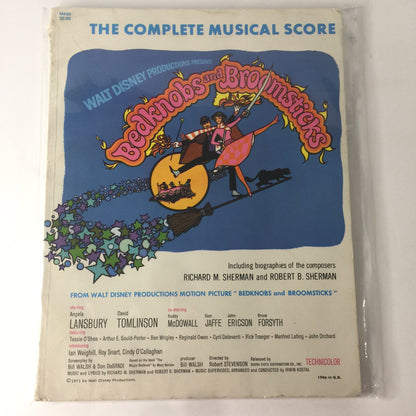 Bedknobs and Broomsticks Musical Score - Author Unknown - 1971