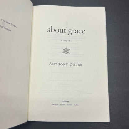 About Grace - Anthony Doerr - 1st Edition - 2004