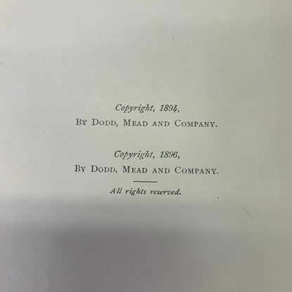 Beside the Bonnie Brier Bush - John Mclaren - 1st Thus - 1st American Edition - 1896