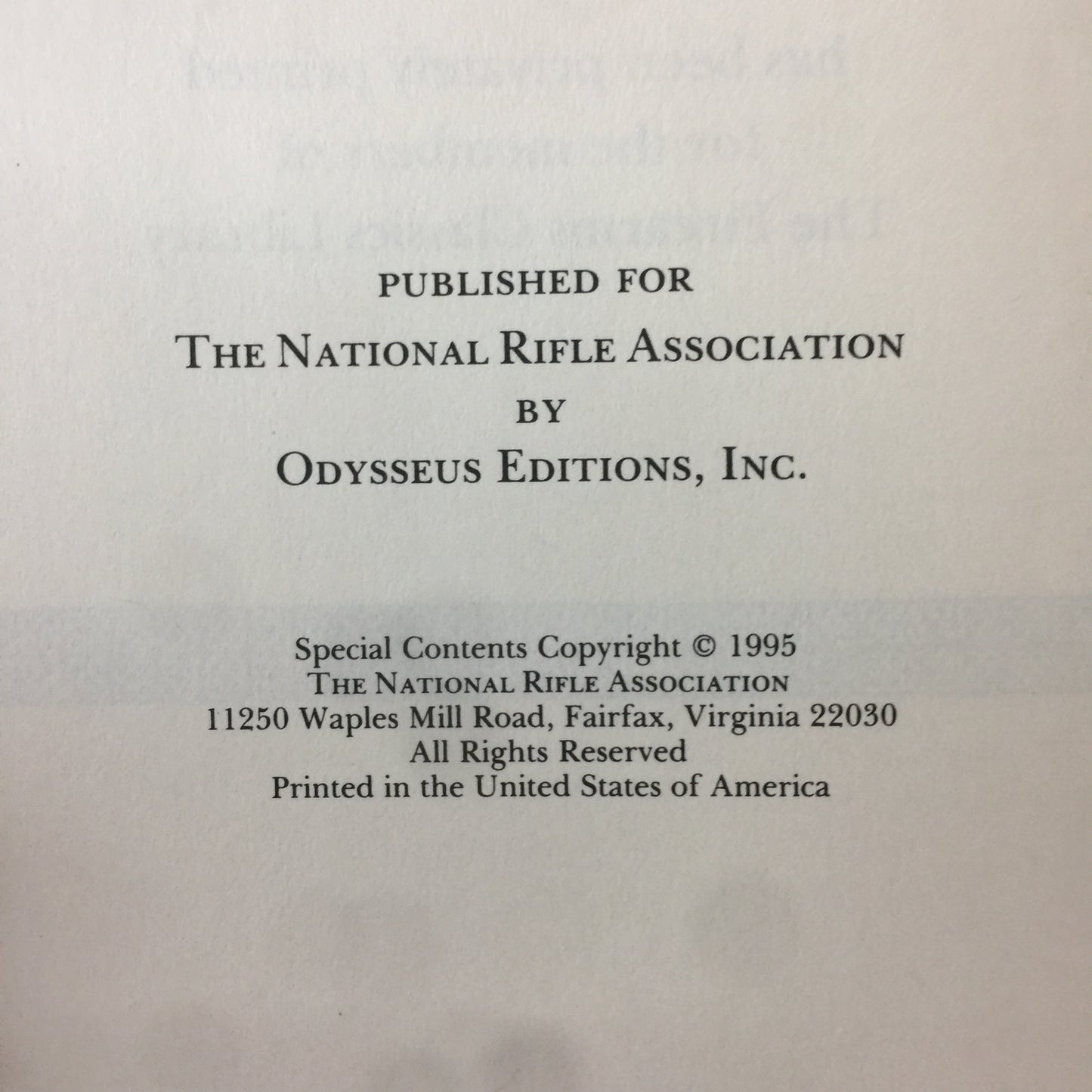 The Rifle in America - Philip Sharpe - 1st Edition - 1995