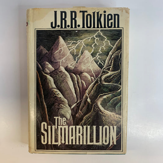 The Silmarillion - J.R.R. Tolkien - 1st American Edition - Water Damage - 1977