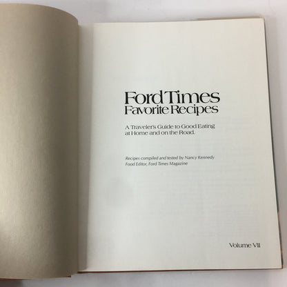 Ford Times Favorite Recipes - Vol. 7 - Signed