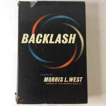 Backlash - Morris L. West - 1st Edition - 1958