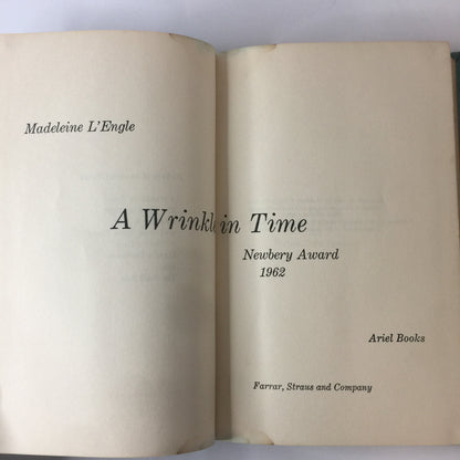 A Wrinkle in Time - Madeleine L’Engle - 3rd Edition - 1963