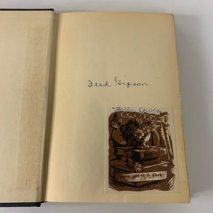 The Home Place - Fred Gipson - 1st Edition - Signed - 1950