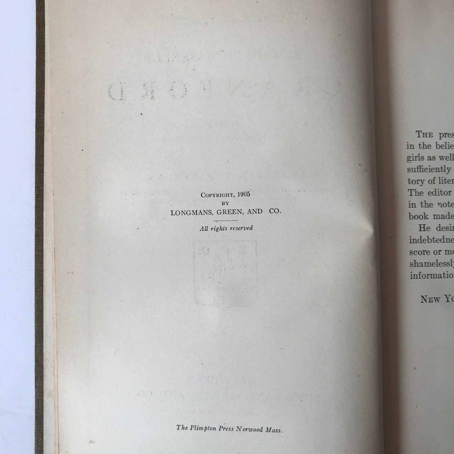 Cranford - Elizabeth Gaskell - 1st Thus - 1925