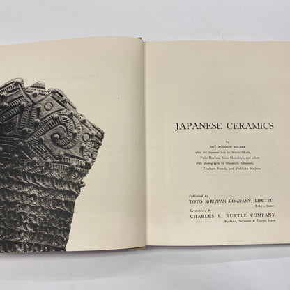 Japanese Ceramics - Roy Anderson Miller - 1970