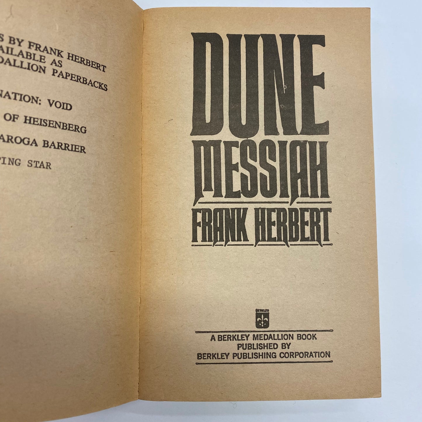 Dune Messiah - Frank Herbert - 1970