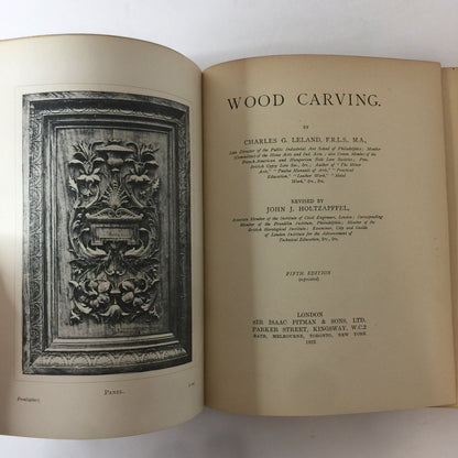 Woodcarving - C. G. Leland - 1922