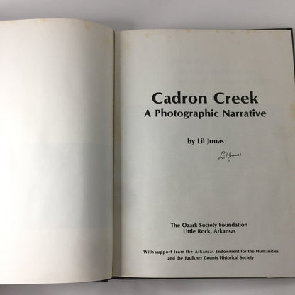 Cadron Creek - Lil Junas - Signed - Ozark Society - 1979