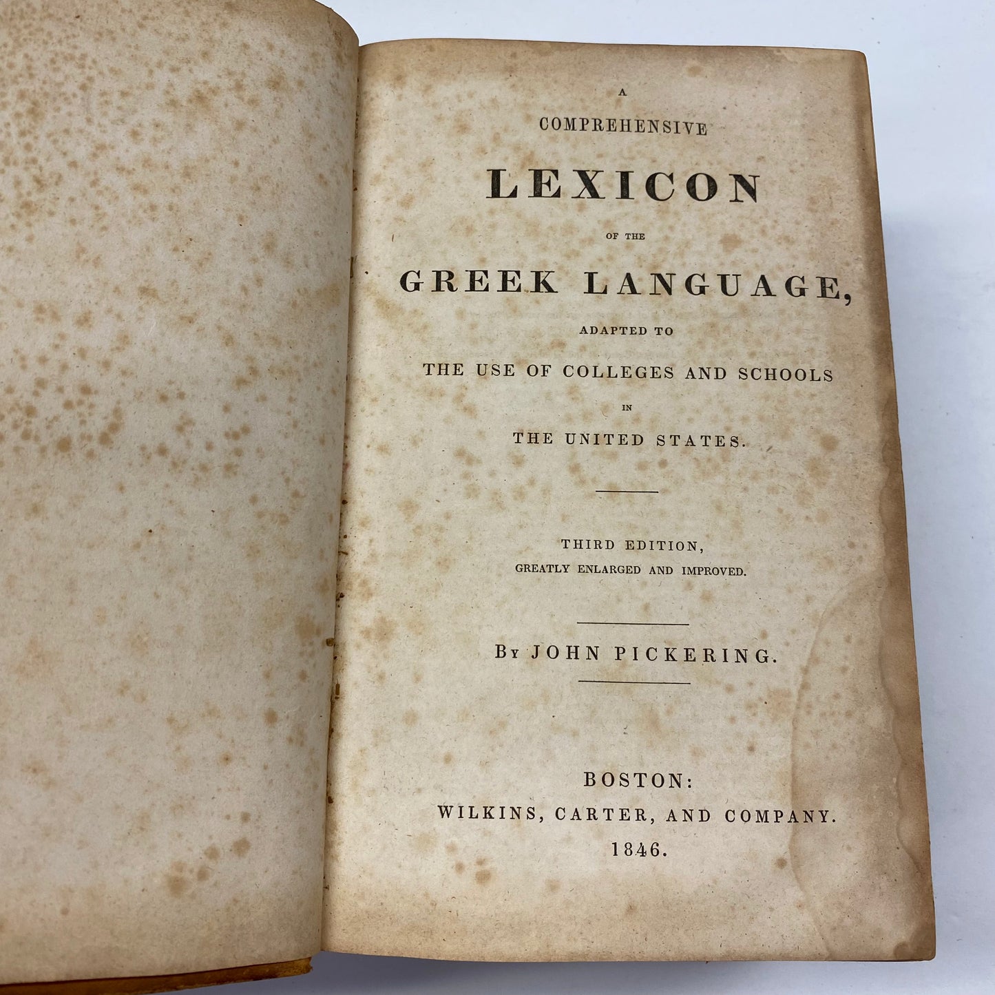 A Comprehensive Lexicon of the Greek Language - John Pickering - 1846