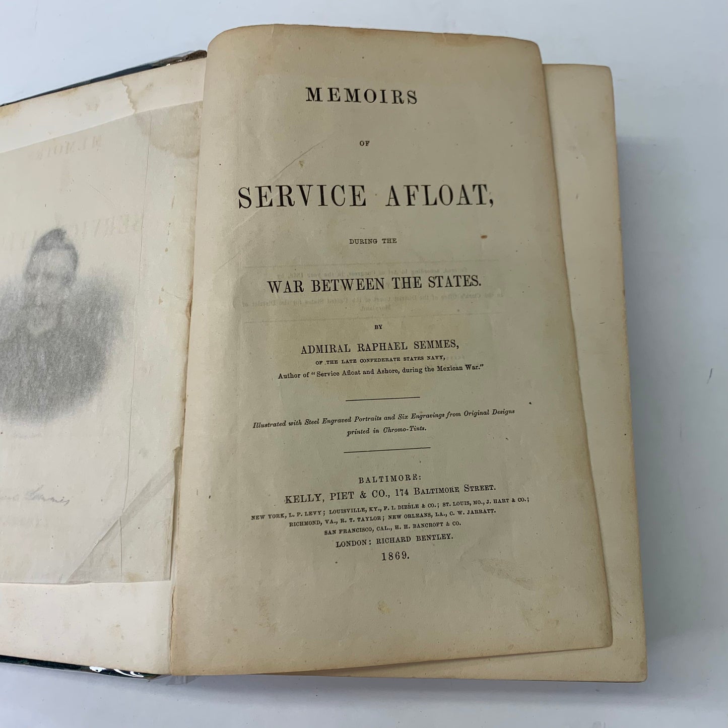 Memoirs of Service Afloat During the War Between the States - Admiral Raphael Semmes - 1869