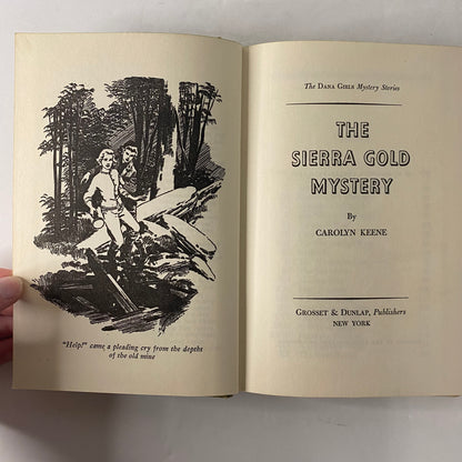 The Sierra Gold Mystery - Carolyn Keene - 1st Edition - 1961