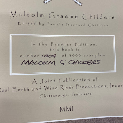 Roadsongs - Malcolm Graeme Childers - Limited Edition - Signed - 2001