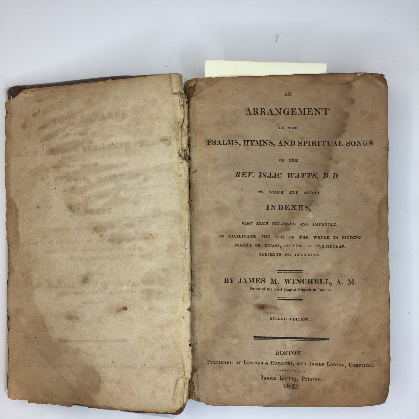 Psalms, Hymns, & Spiritual Songs - Rev. Isaac Watts - 1832