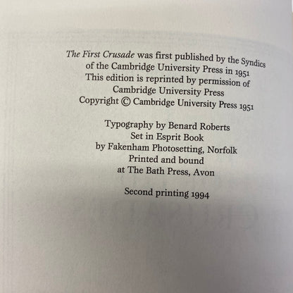 A History of the Crusades - Steven Runciman - 2nd Print - Folio Society - 1994