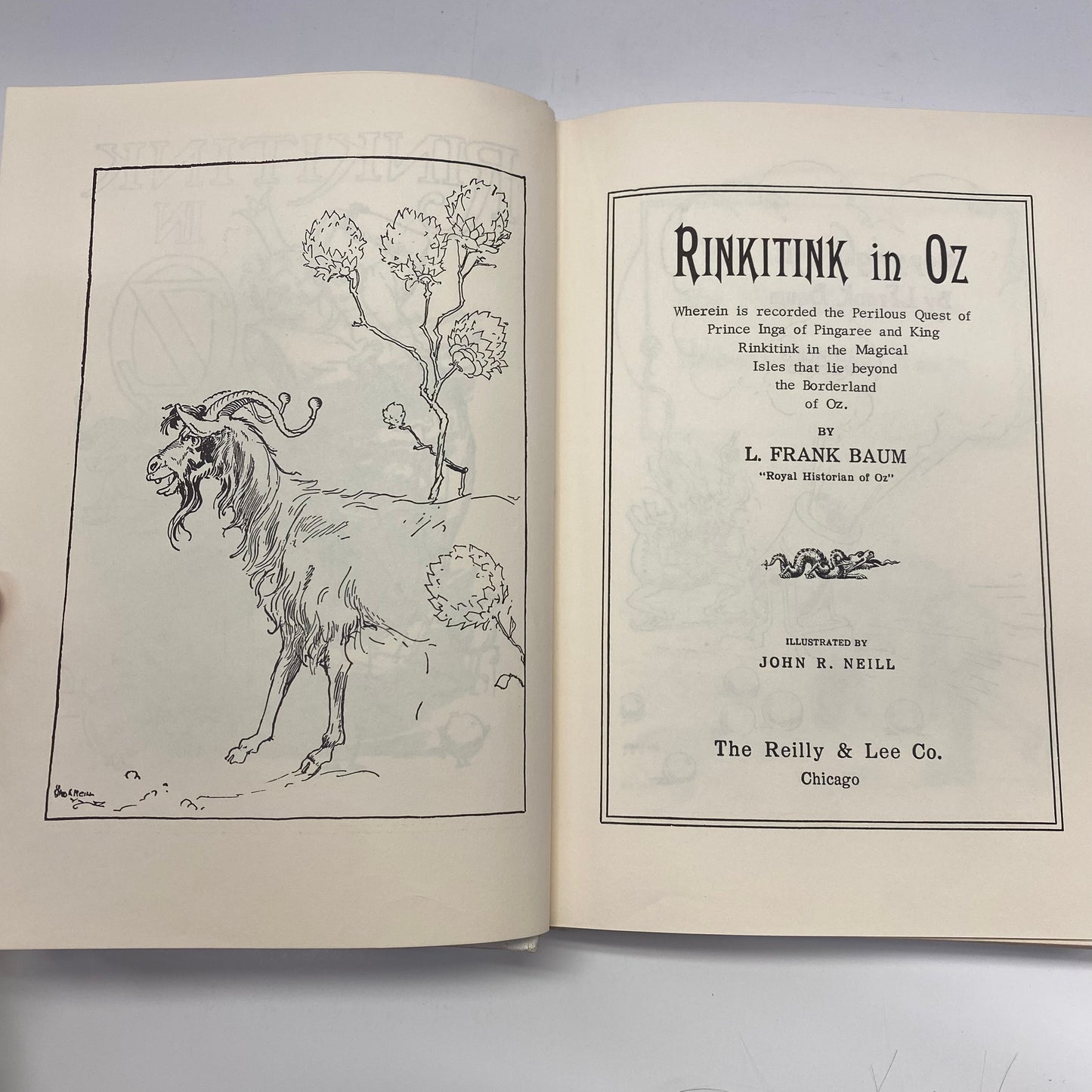 Rinkitink in Oz - L. Frank Baum - Early Print - 1916