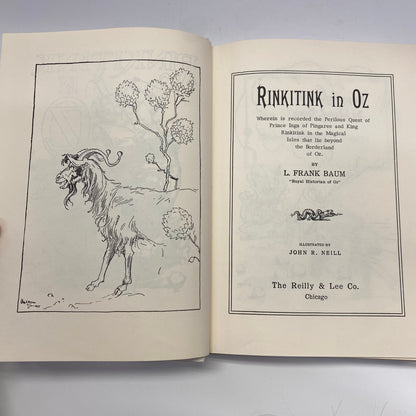 Rinkitink in Oz - L. Frank Baum - Early Print - 1916