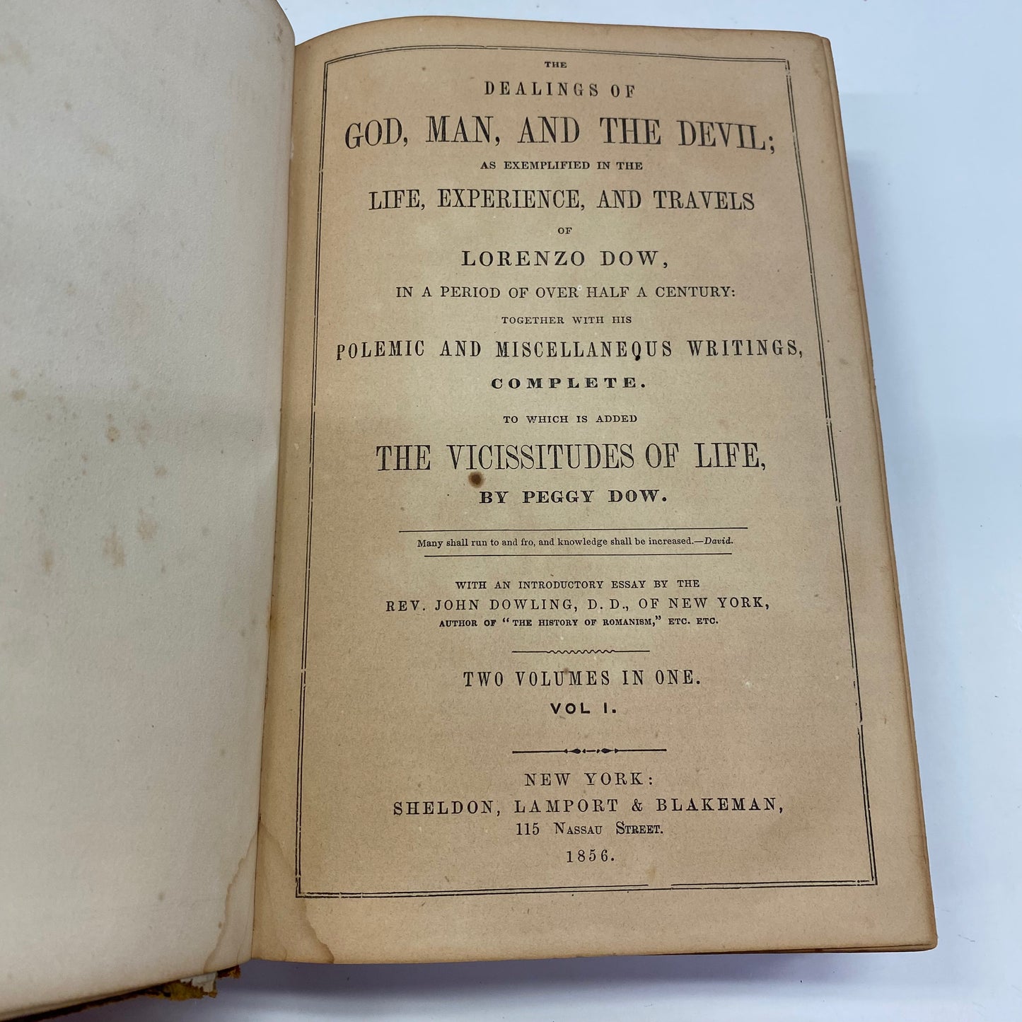 The Dealings of God, Man, and the Devil - Peggy Dohl - 1856