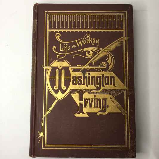 Life and Works of Washington Irving - Washington Irving - 3 Vol. Set - c. 1885