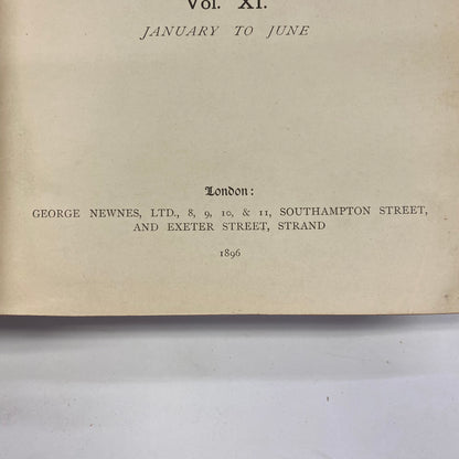 The Strand Magazine - Edited by George Newnes - Contains A. Conan Doyle - 1896