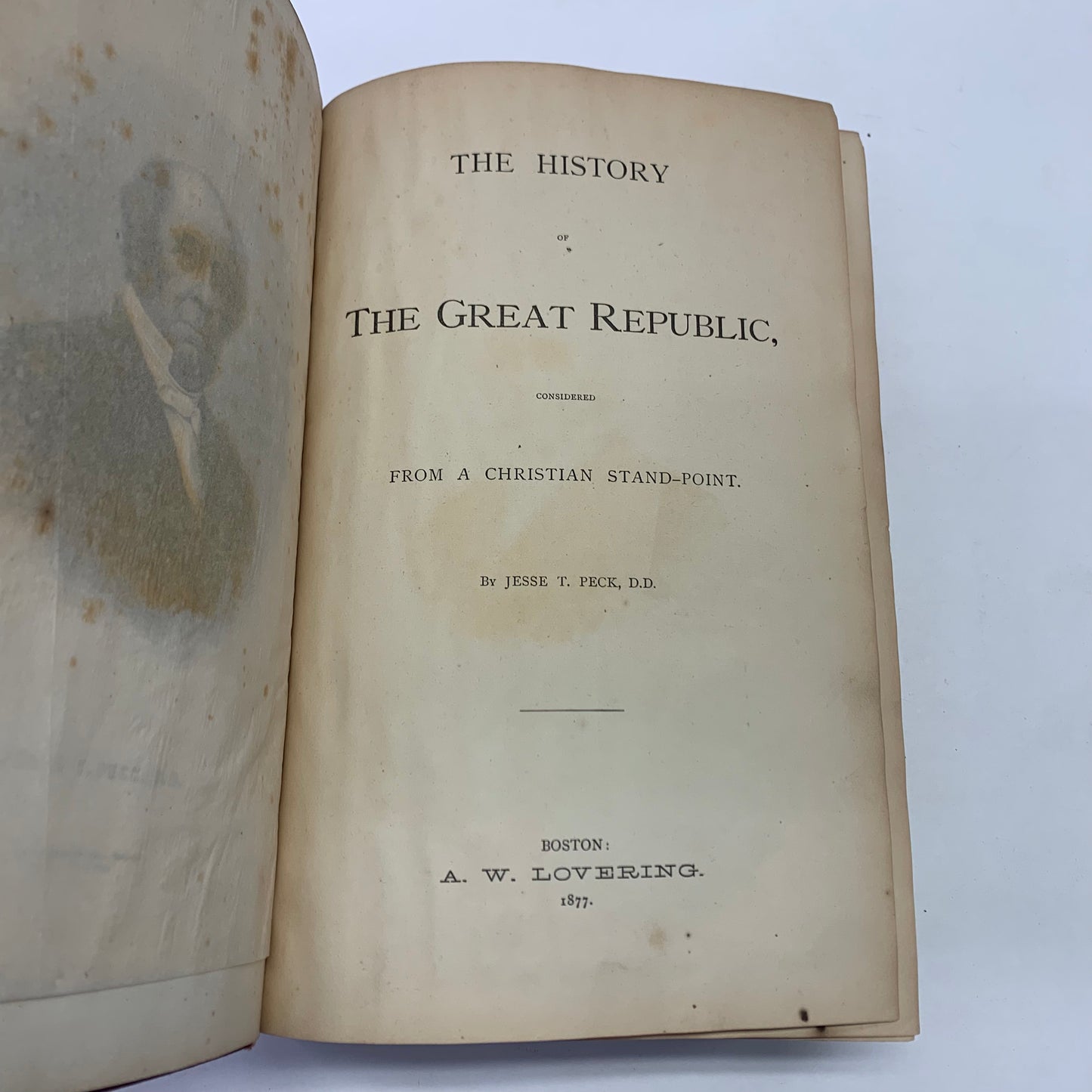 The History of the Great Republic - Jesse T. Peck - 1877